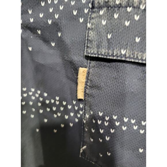 Marc Ecko Cut & Sew Blue Designer Button Up Shirt Mens Large - Picture 4 of 8